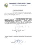 Portaria nº 052/2020