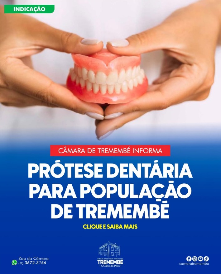 PROGRAMA DE PRÓTESES DENTÁRIAS EM TREMEMBÉ!