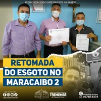 Retomada das obras de esgoto no Maracaibo II