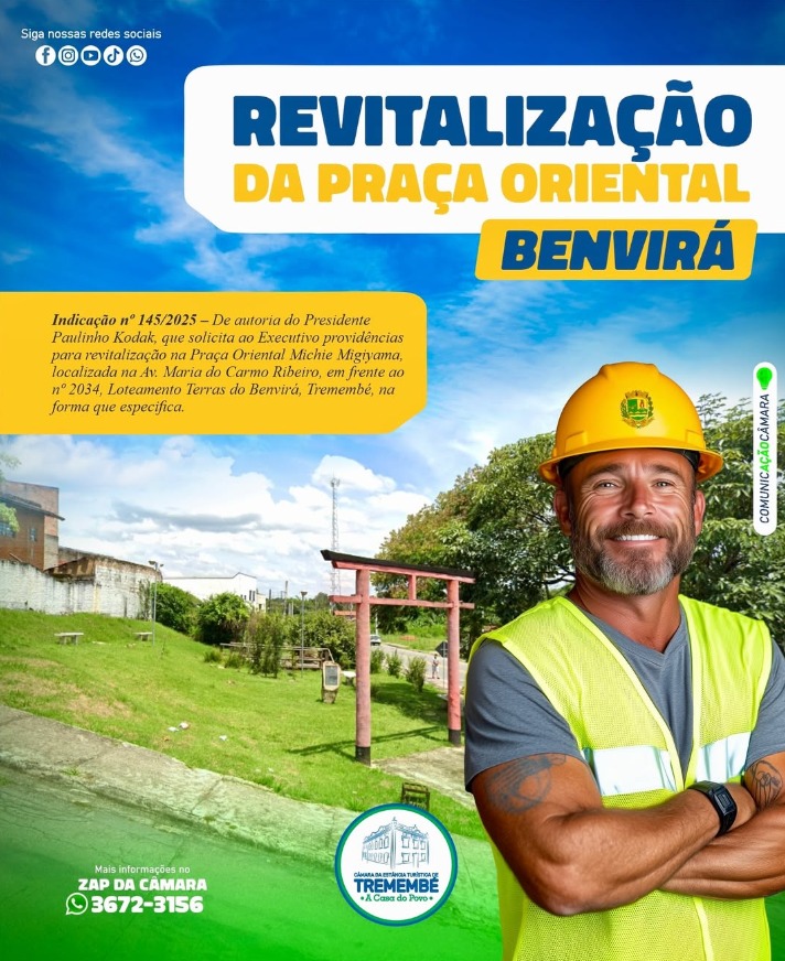 REVITALIZAÇÃO DA PRAÇA ORIENTAL DO BENVIRÁ