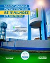 SABESP PROMETE INVESTIMENTO DE R$ 15 MILHÕES PARA MELHORIAS EM TREMEMBÉ
