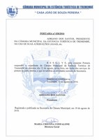 SUSPENSÃO DO EXPEDIENTE DA CÂMARA - SEXTA-FEIRA DIA 12 DE AGOSTO