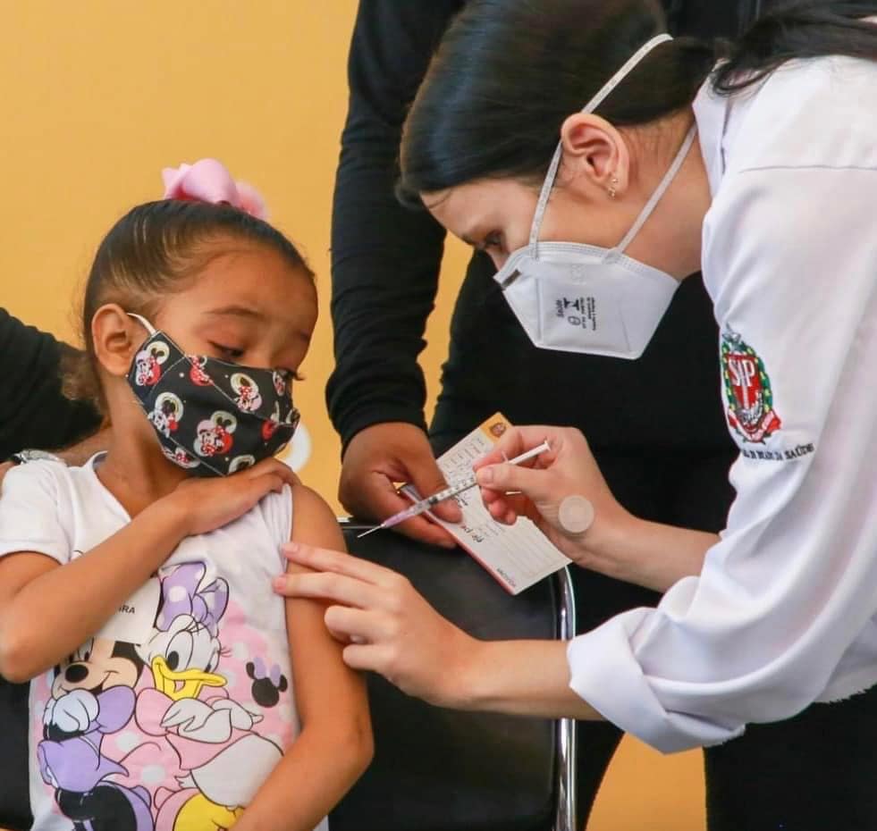 Vacina contra Covid-19 para crianças de 5 a 11 anos em Tremembé