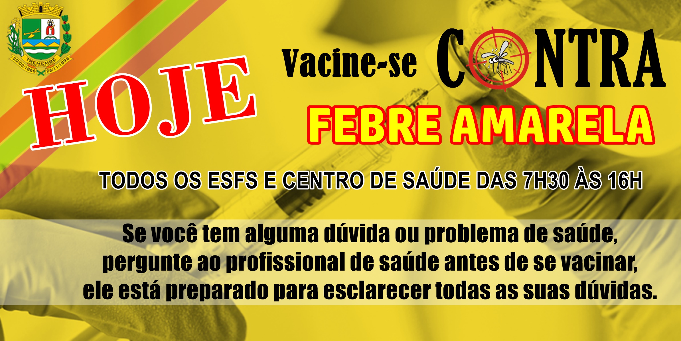 VACINAÇÃO CONTRA FEBRE AMARELA 