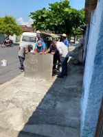 Limpeza de boca de lobo no Jd. Eucaliptos