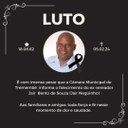 Luto pelo falecimento do ex-vereador Jair Neguinho