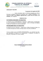 Pauta da 28° Sessão Ordinária 11/08/2025