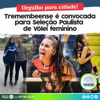 Tremembeense é convocada para Seleção Paulista de Vôlei Feminino