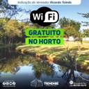 Vereador Ricardo Toledo indica instalação de internet gratuita no Horto Municipal
