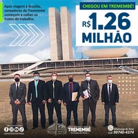 Vereadores concretizam chegada de R$1.26 Milhão para saúde de Tremembé